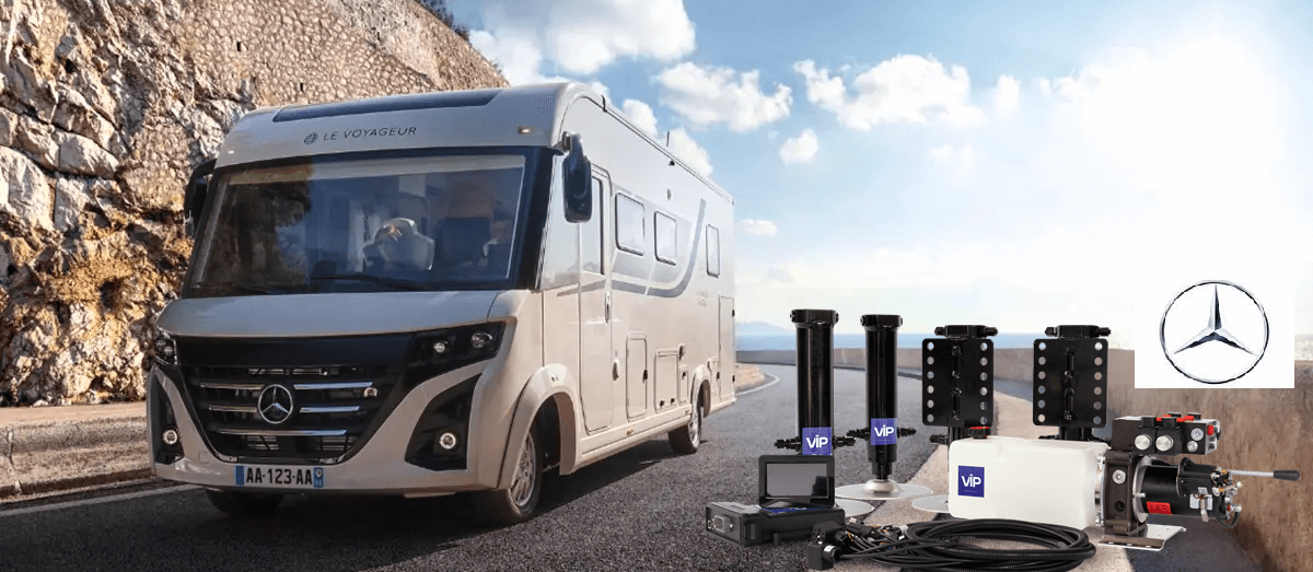 Complete motorhome levelsystem sets